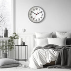 AKCISOT Wall Clock 10 Inch Silent Non-Ticking Modern Clocks Battery Operated - Image 4