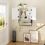 RUSTOWN Fluted Bathroom Wall Cabinet - Image 7