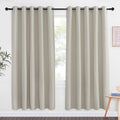 NICETOWN Blackout Natural Large Window Treatment by NICETOWN