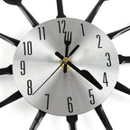 16 Inch Cutlery Kitchen Wall Clocks - Image 3