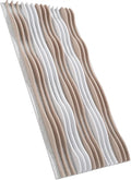 Large Acoustic Wall Panels 47.2"x23.6"x1.57"4-Pack, 3D DIY Wave Sound Proof by Staytunedforournewproduct