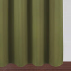 LEMOMO Blackout Curtains 66 x 84 inch/Olive Green Curtains Set of 2 - Image 9