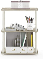 Furinno Turn-N-Tube 3-Tier Compact Multipurpose Shelf Display Rack - Image 4