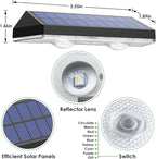 LIANGLOME Solar Fence Lights Outdoor, 2PK RGB Solar Lights - Image 6
