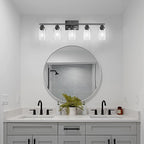 Ascher 5-Light Bathroom Light Fixtures, 33 Inch Vanity Lights - Image 9