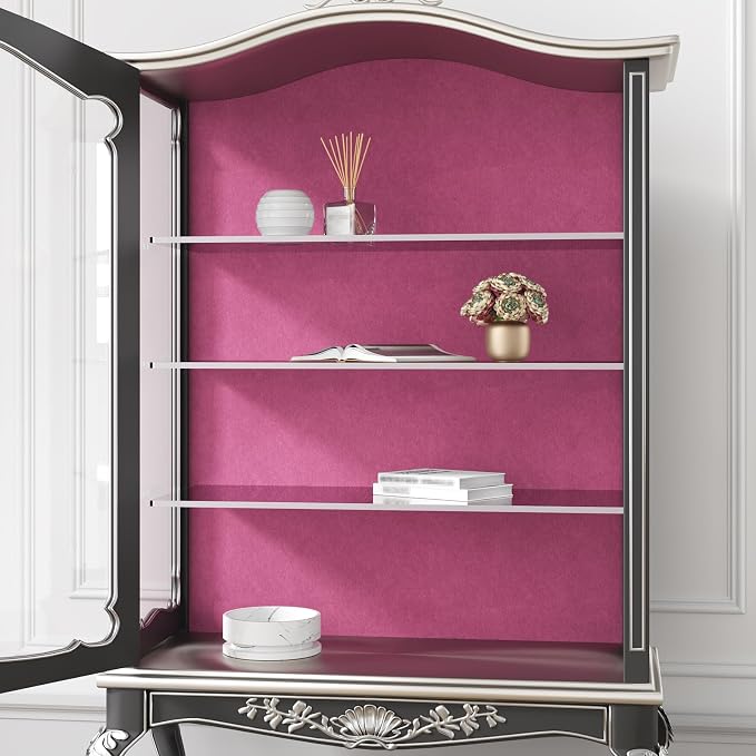 VEELIKE Magenta Pink Velvet Wallpaper Peel and Stick Self Adhesive Soft Fabric - Image 5