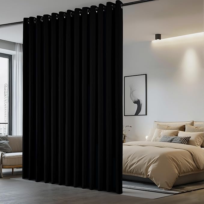 NICETOWN Room Separating Divider Curtain Screen Partition, Function Thermal by NICETOWN