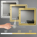 Memobarco LED Bathroom Mirror 24"x 24" - Image 4