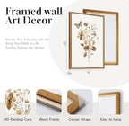 Framed Vintage Wildflower Canvas Wall Art - Image 9