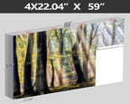 XMPMBM-Sunny Forest Woodland Fabric Wallpaper Misty Tree Living Room Bedroom - Image 4