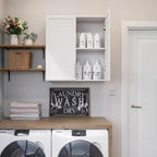 FIMELLO 30" Laundry Room Cabinets Wall Mounted - Image 6