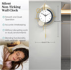 Large Wall Clocks for Living Room Decor Modern Wall Clock Battery Operated - Image 4