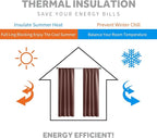 RYB HOME Blackout Curtains for Bedroom, Small Windows Shades Thermal Insulating - Image 5