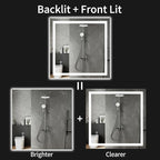 30"x30" LED Bathroom Mirror - Image 2