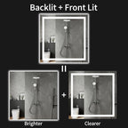 LED Bathroom Mirrors 32"x32" Bathroom Mirror - Image 2