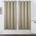 LEMOMO Beige Thermal Blackout Curtains/52 x 72 Inch/Set of 2 Panels Room by Lemomo
