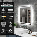 30x24 Inch LED Bathroom Mirror - Image 2