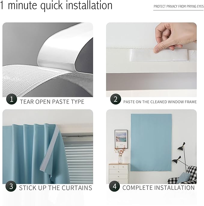 Instant Blackout Window Curtain - Image 4