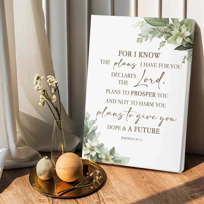 HIWX Christian Bible Verses Wall Decor, - Image 7