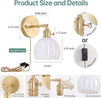 Shenmoyl Plug in Wall Sconce - Image 5