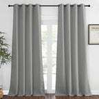 NICETOWN Blackout Bedroom Curtain 120 inches Long by NICETOWN