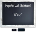 Better Office Products Magnetic Wall Chalkboard, Large Size 18" x 24", Rustic by BetterOfficeProducts