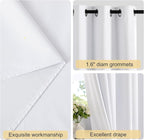 NICETOWN 100% Blackout Window Curtain Panels 78 inch Length - Image 5