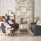 Jeweluck Stone Wallpaper Peel and Stick Brick Wallpaper 17.7”×118.1” Brick - Image 4