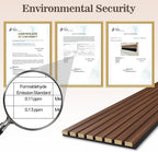 6 Pack Wood Panels for Wall, 47.24" x 12.79" Acoustic Wood Slat Wall Panel for - Image 5