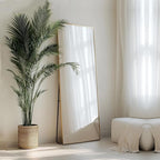 Sunniry Gold Mirror Full Length 56x16 inch, Floor Length Mirror - Image 5