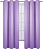 LEMOMO Blackout Curtains 42 x 84 inch/Lavender Curtains Set of 2 Panels/Thermal - Image 2