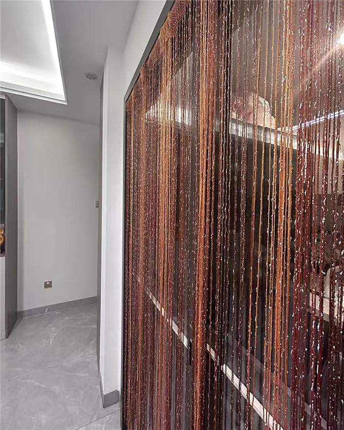 ave split Decorative Door String Curtain Wall Panel Fringe Window Room Divider - Image 6