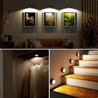 Narotood 6 Pack Picture Lights for Wall, Rechargeable Battery Operated Wall - Image 8