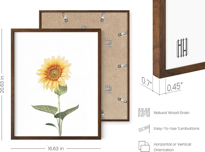 HAUS AND HUES Sunflower Set Collage 16x20 - Image 3