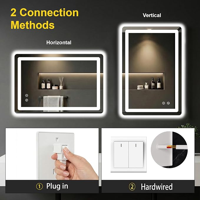 LED Bathroom Mirror with Lights - Image 8