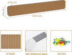 8 Pack Felt Pin Board Bar Strips Bulletin Board - Image 3