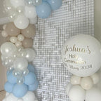 COKAOBE Mirror White Shimmer Wall Backdrop, Photo Backdrops - Image 6