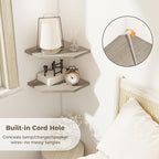 Corner Shelves 4-Pack for Bathroom & Kitchen, Space-Saving Floating Corner Wall - Image 3