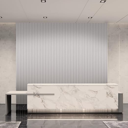 Art3d 8-Pack 96 x 6in. WPC Acoustic Slat Wall Panel - Image 9