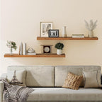 HOOBRO Floating Shelves for Wall, Wall Mounted Shelf Set of 2, for Wall Storage - Image 2