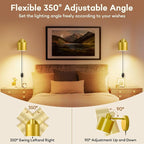 Lightess Plug in Wall Sconce - Image 5
