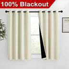 NICETOWN Warm Curtains for Winter, Bedroom Full Blackout Curtain Panels - Image 2