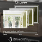 Ratsamee 72x32 Inch Led Mirror for Bathroom - Image 4