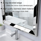 Chende 33"x49" Angled Retangular Decorative Wall Mirror - Image 3
