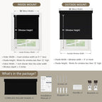 SUNOFF Cordless Blackout Roller Shades Blinds - Image 2