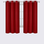 LEMOMO Red Blackout Curtains 42 x 63 Inch/Red Curtains Set of 2 Panels/Room - Image 2