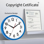 AKCISOT 12 Inch Wall Clock Silent Non Ticking Modern Wall Clocks Battery - Image 6