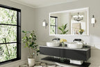 60x36 Inch White Bathroom Mirror - Image 8