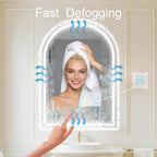 Arched LED Bathroom Mirrors - Image 2