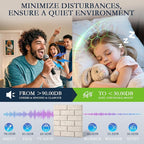 12Pack Acoustic Wall Panels, High Density Decorative Acoustic Foam Sound - Image 4